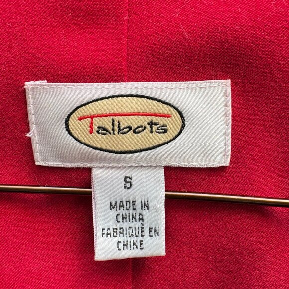 Talbots Snowflake Zip Vest – Size Small – Wool Blend – Winter Chic - Picture 3 of 7